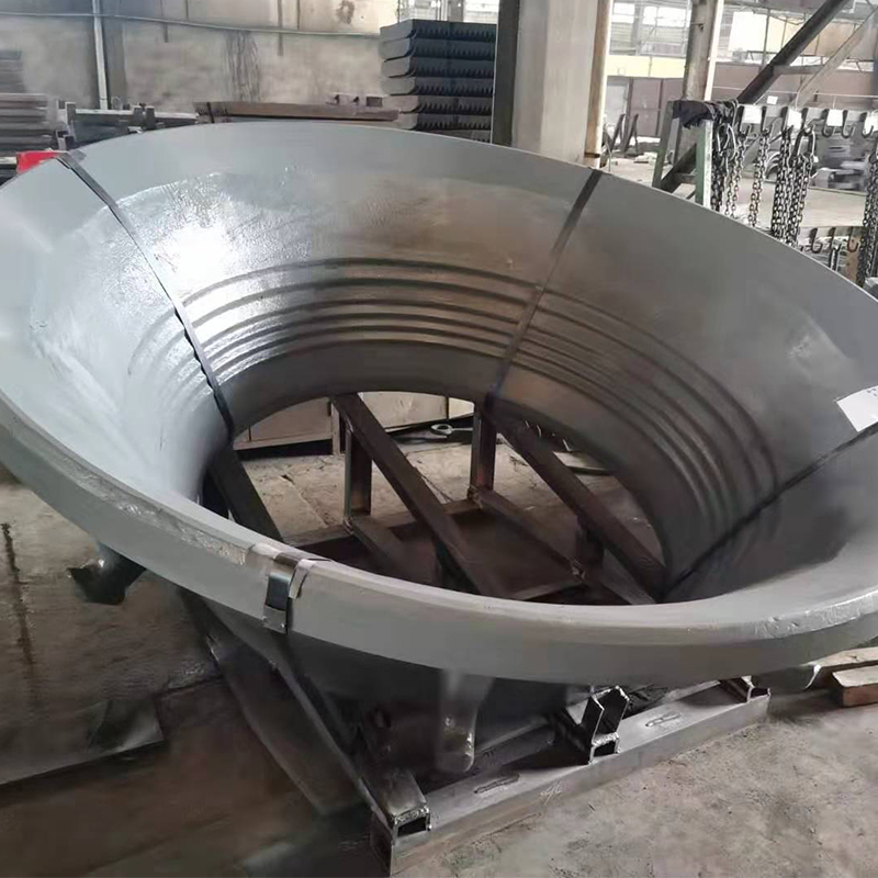 Symons 7ft \/ Uralmash КСД2200Bowl ​​Liner ja Mantle Mn18Cr2 Venäjälle